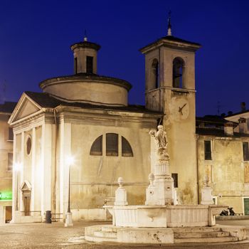 Old architecture of Brescia. Brescia, Lombardy, Italy
