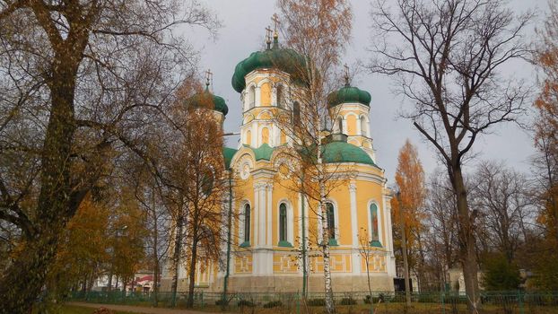 Gatchina Pavlovsk cathedral in Gatchina, in the autumn of 2015
