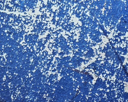 abstract background or texture Old worn blue lacquered cardboard