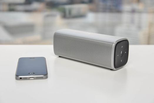 Bluetooth Speaker connected with mobile phone