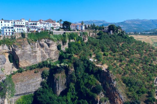 Landscape of the Spanish city of Ronda