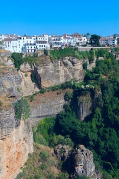 Landscape of the Spanish city Ronda