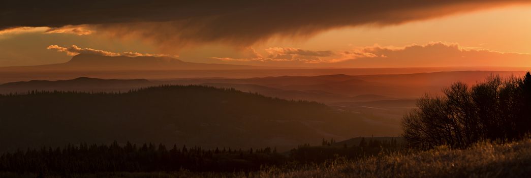 Cypress Hills Sunset Elkwater Alberta Horeshoe Canyon