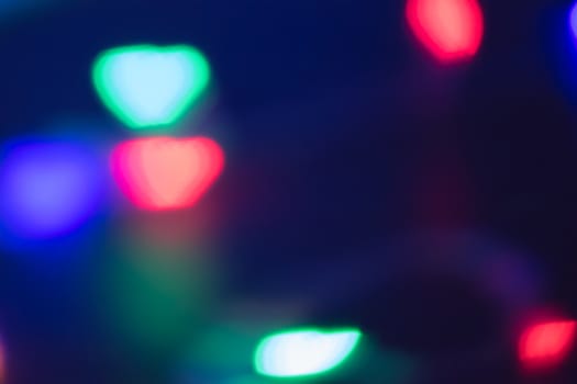 Heart bokeh background. Valentine's day background, abstract background