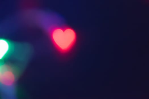 Heart bokeh background. Valentine's day background, abstract background