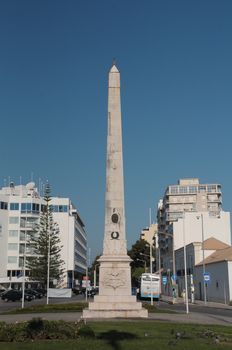 Dedicated obelisk in Faro centre