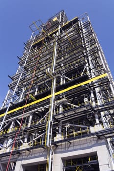 Industrial of refinery tower for making gasoline