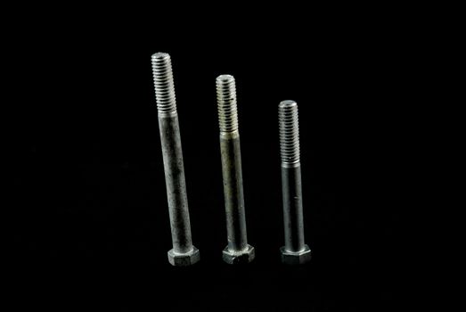 stock pictures of industrial bolts and fasteners