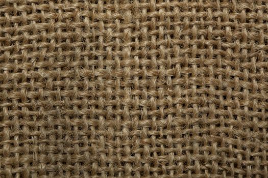 The texture of coarse cloth woven from thick thread.