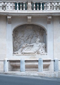 Via delle Quattro Fontane in Rome, Italy