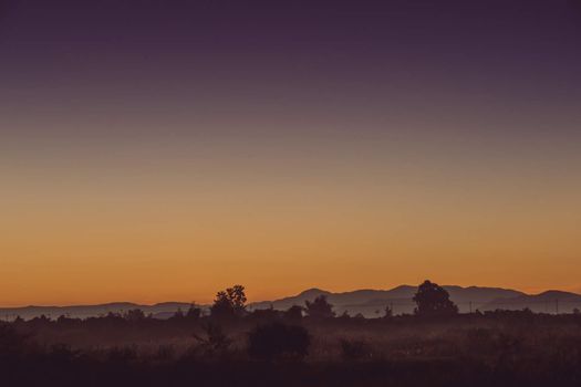 Beautiful sunset at a lake, abstract background, nature background