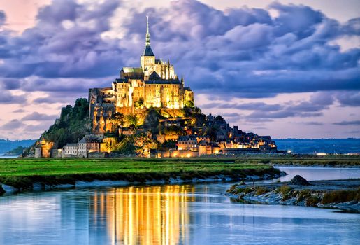 Mont Saint-Michel is one of France's most recognizable landmarks, listed on UNESCO list of World Heritage Sites.