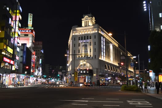 The scenery of Asakusa