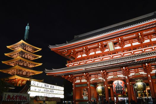 the image of Asakusa shrine