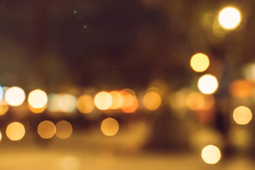 blurred city lights in the night, bokeh background, abstract background