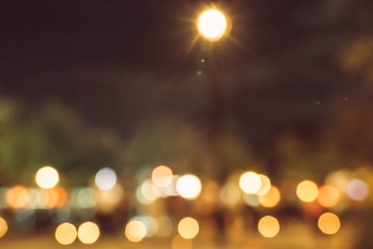 blurred city lights in the night, bokeh background, abstract background