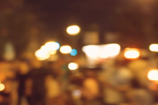 blurred city lights in the night, bokeh background, abstract background