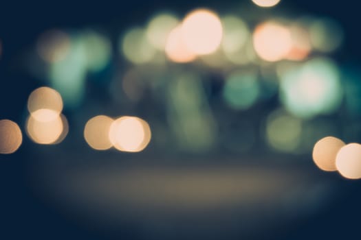 blurred city lights in the night, bokeh background, abstract background