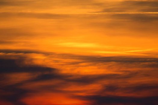 Clouds at sunset, a background