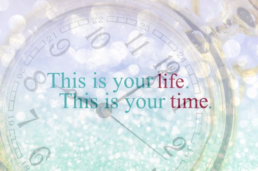 life quote. Inspirational quote. Motivational background