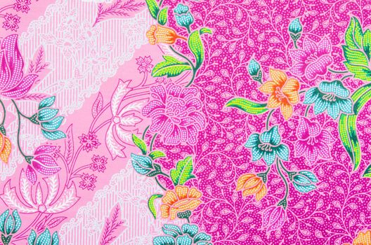 batik sarong pattern background in Thailand, traditional batik sarong in Asian