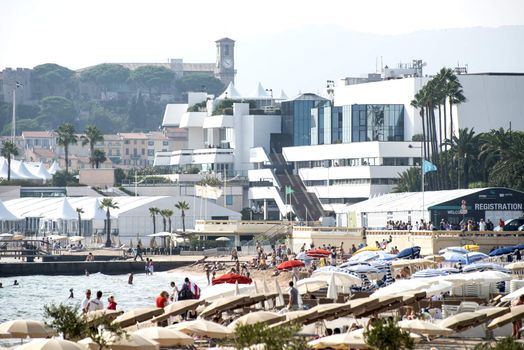 Cannes film festival palace, France.