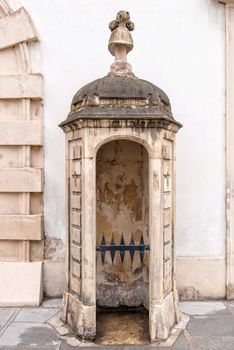 Detail of an architectural complex Hofburg Palace  at Heldenplatz in Vienna. Austria