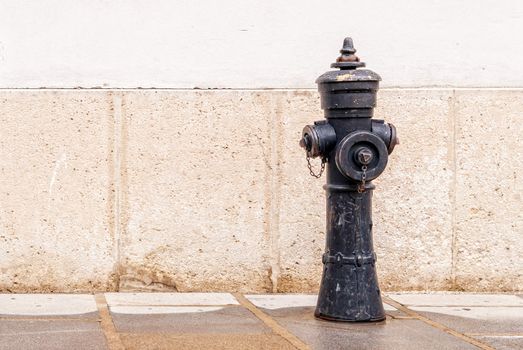 Fire hydrant vintage style in Vienna, Austria