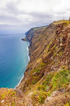 Madeiras westermost point - Ponta do Pargo - colorful cliff coast