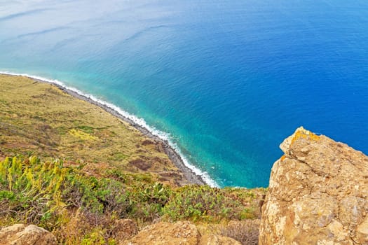 Madeiras westermost point - Ponta do Pargo - colorful cliff coast