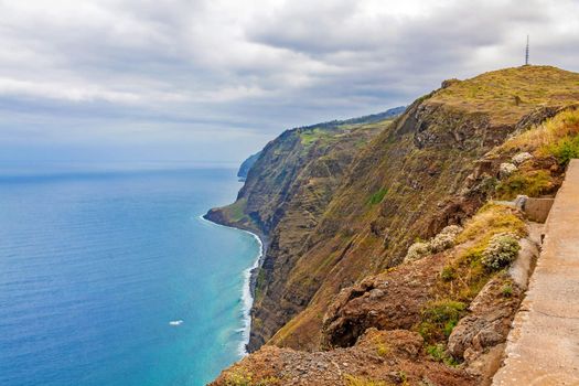 Madeiras westermost point - Ponta do Pargo - colorful cliff coast