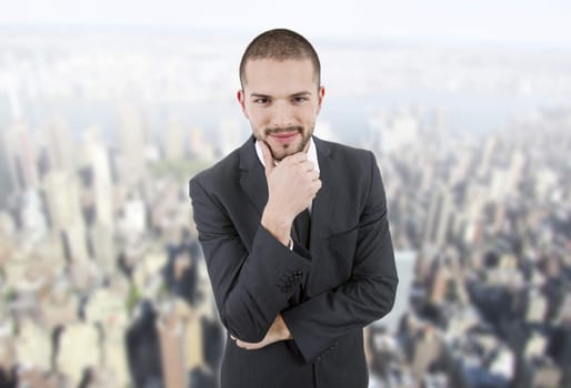 young business man portrait at the office