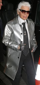 UK, London: Karl Lagerfeld arrives at the British Fashion Awards at the London Coliseum in London, UK on November 23, 2015.