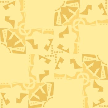 Abstract repeating background pattern of yellow rectangular shapes