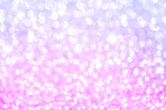 Lights on pink with star bokeh background.