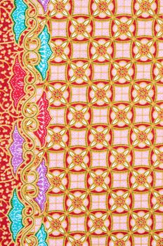 Background of Thai style fabric, General native Thai style handmade fabric pattern