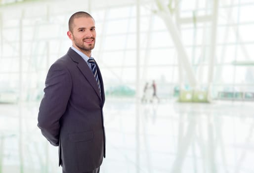 young business man portrait at the office