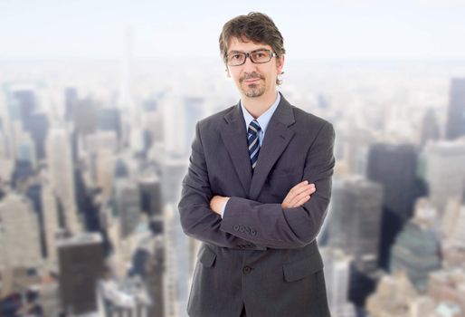 young business man portrait at the office