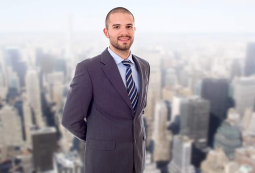 young business man portrait at the office