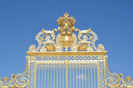 Large Golden Palace Gates
