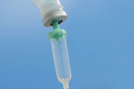 Close view of an IV Drip