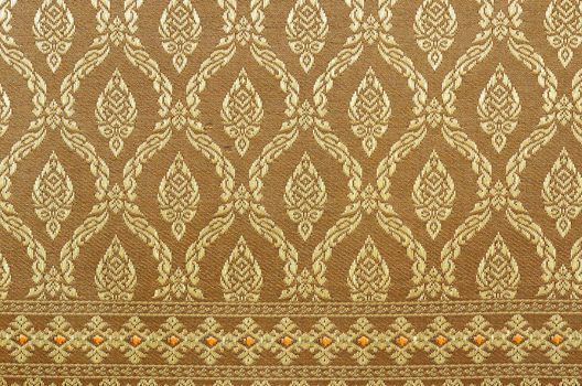 Thai art wall pattern for background