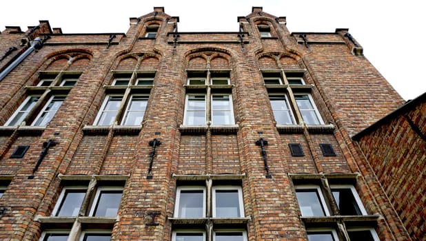 Historical facade in Brugge Belgium