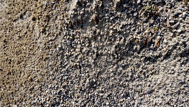 sand and gravel background
