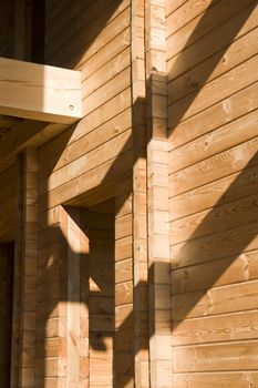 Wooden beams - very good material for construction