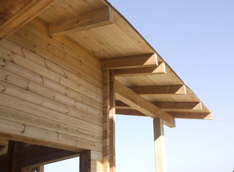 Wooden beams - very good material for construction