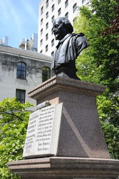 London bust of William Shakespeare,