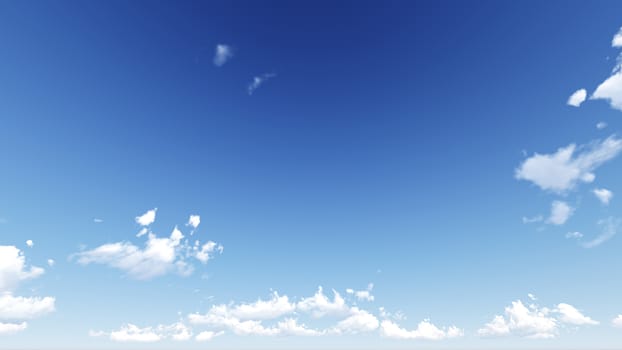 Cloudy blue sky abstract background, blue sky background with tiny clouds, 3d illustration, not a photograph