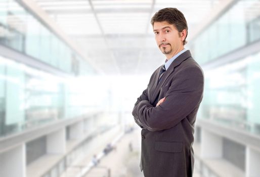 young business man portrait at the office