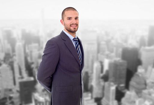 young business man portrait at the office